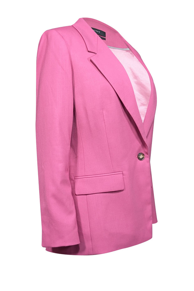 Current Boutique-J.Crew - Pink Wool Blend Blazer Sz 10