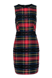 Current Boutique-J.Crew - Red, Blue, Green, & Black Plaid Dress Sz 6