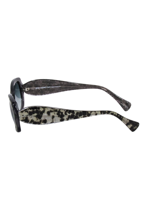 Current Boutique-Jean Lafont - Grey & Black Print Sunglasses