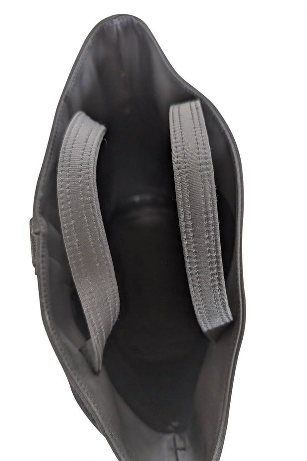 Current Boutique-Jil Sander - Black Nylon Sling Bucket Bag Belt Snap Closure