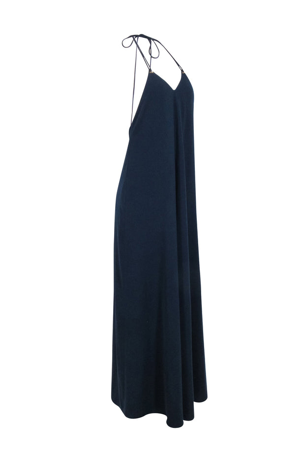 Current Boutique-Jill Stuart - Navy Shift Silhouette Maxi Gown Sz 4