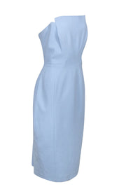 Current Boutique-Jill Stuart - Powder Blue Strapless Sheath Dress Sz 12