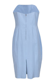 Current Boutique-Jill Stuart - Powder Blue Strapless Sheath Dress Sz 12