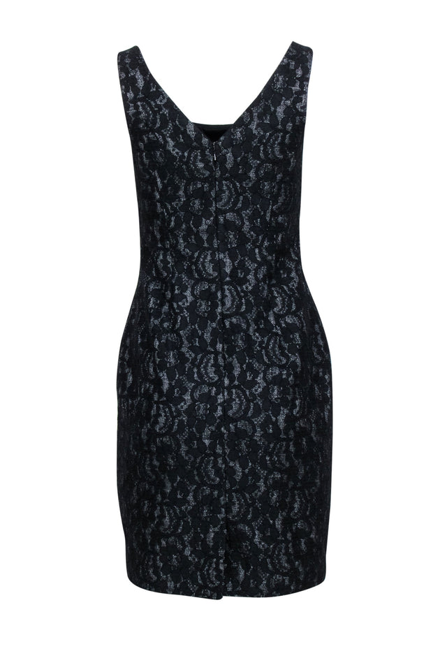 Current Boutique-Joie - Black Lace Sleeveless Sheath Dress Sz S