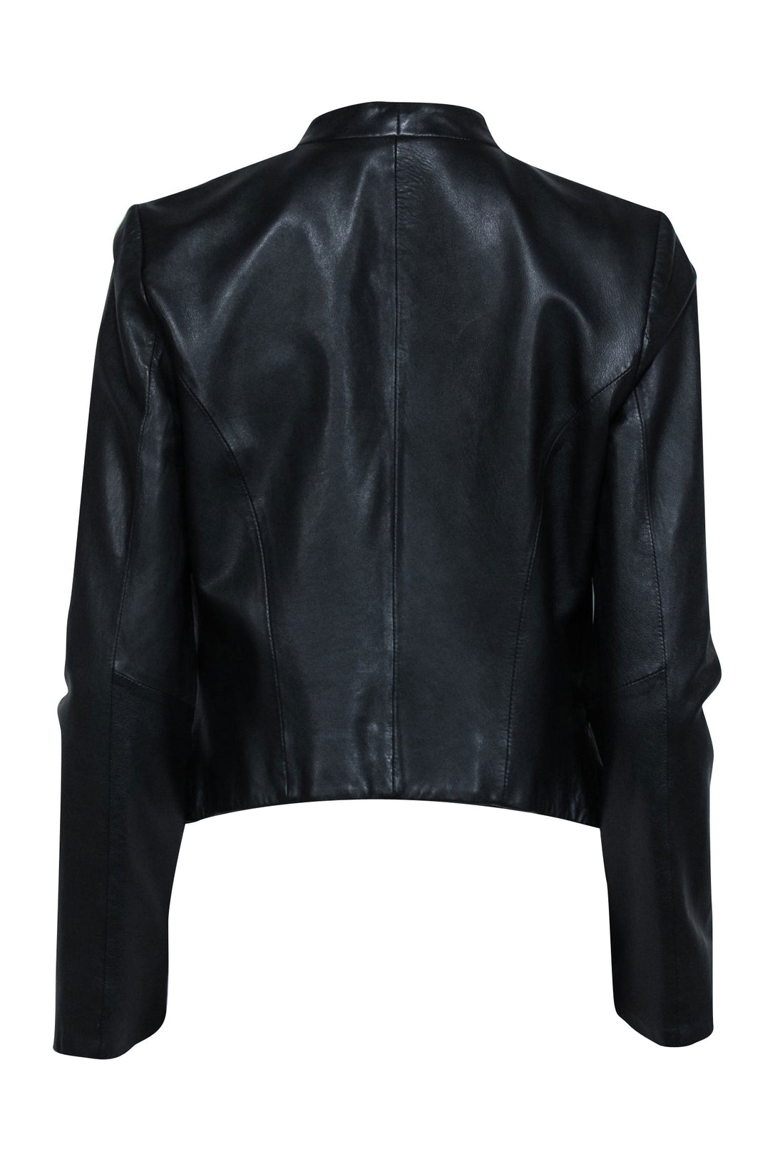 Shops Joie venette regal open front leather jacket in black