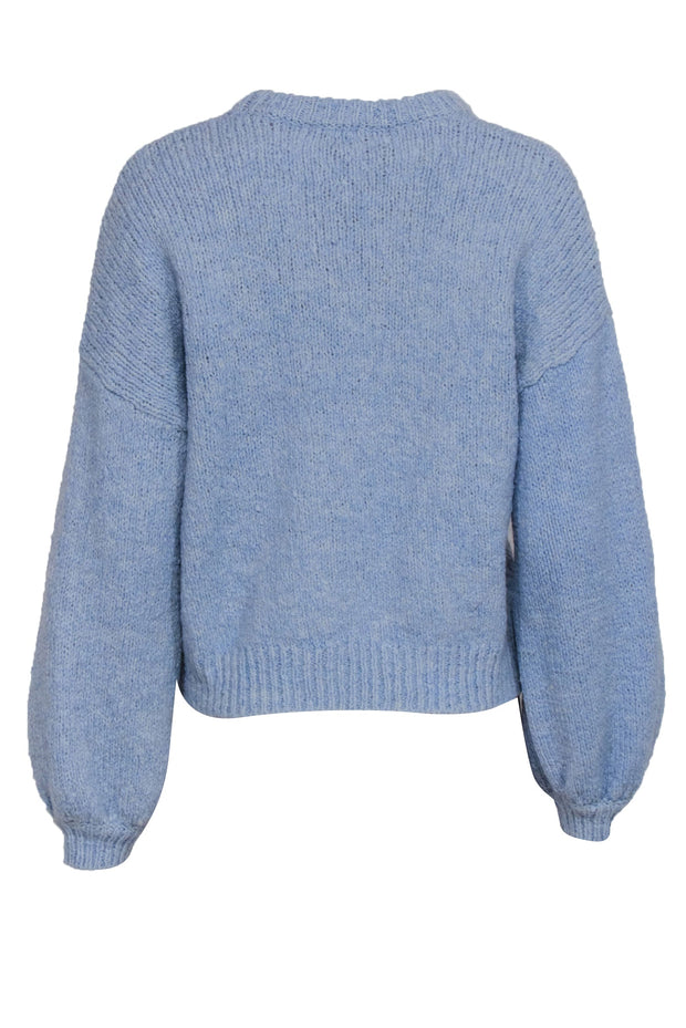 Current Boutique-Joie - Light Blue Wool Blend Sweater Sz S