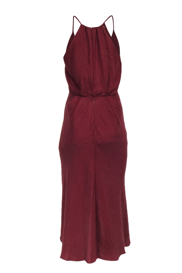 Current Boutique-Joie - Rust Red Tulip Front Midi Dress Sz S
