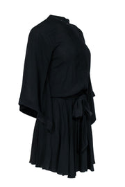Current Boutique-Karen Millen - Black Mini Dress w/ Embroidered Back Detail Sz 4