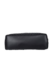 Current Boutique-Karl Lagerfeld - Black Leather Quilted Shoulder Bag