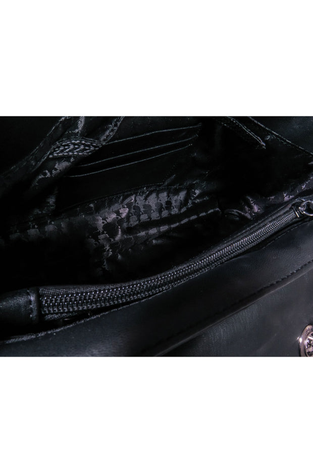 Current Boutique-Karl Lagerfeld - Black Quilted Leather Shoulder Bag