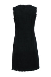 Current Boutique-Karl Lagerfeld - Black Tweed Pocket Front Dress Sz 4