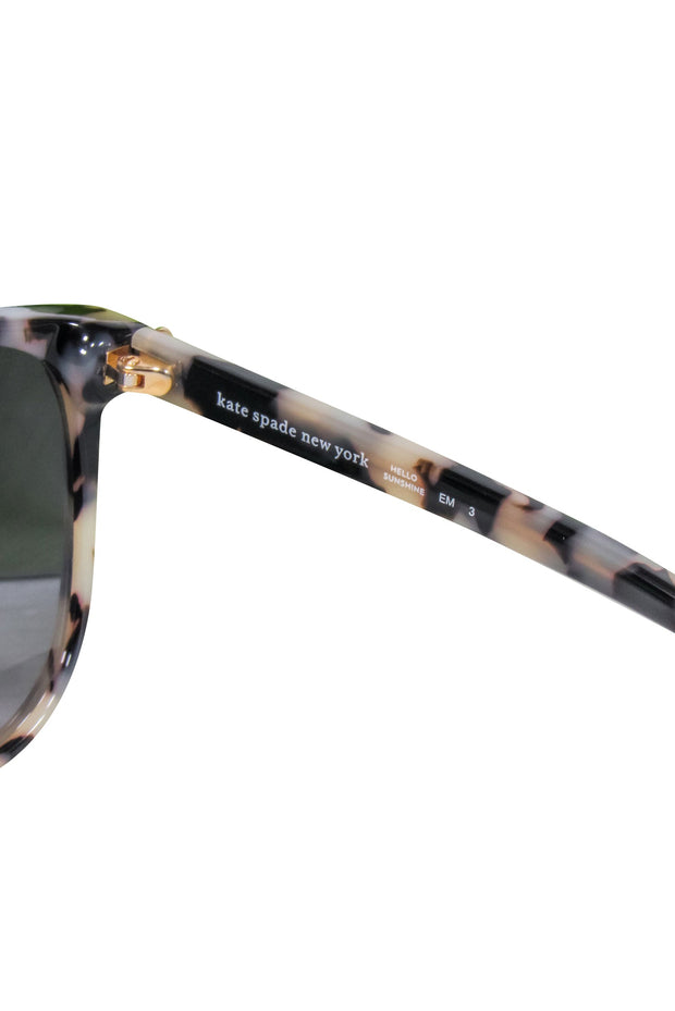 Current Boutique-Kate Spade - Beige & Black Tortoise Sunglasses