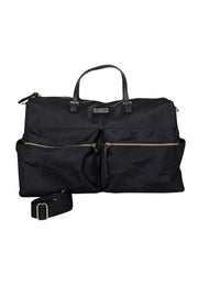 Current Boutique-Kate Spade - Black Nylon Large Duffle Bag