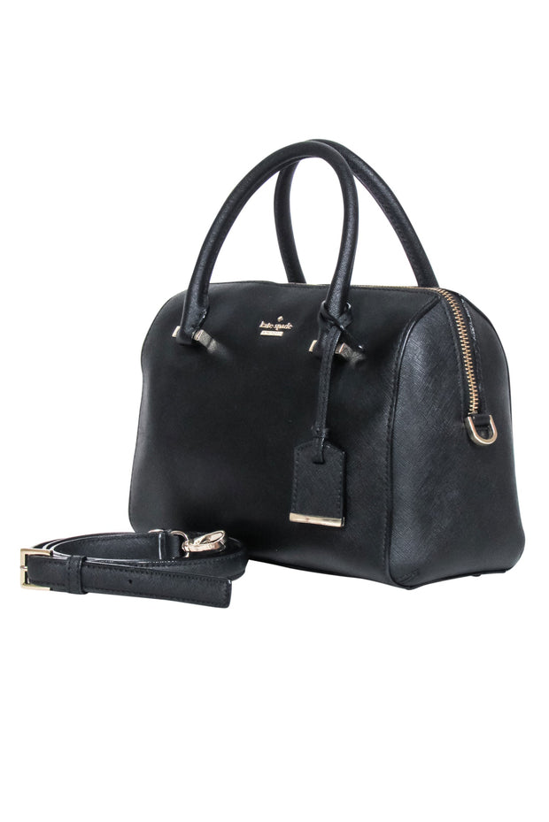 Current Boutique-Kate Spade - Black Small Barrel Crossbody Bag