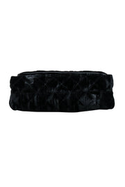Current Boutique-Kate Spade - Black Velvet Quilted Crossbody Bag