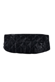 Current Boutique-Kate Spade - Black Velvet Quilted Crossbody Bag