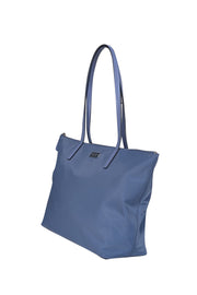 Current Boutique-Kate Spade - Blue "Hayden" Tote Bag w/ Leather Trim