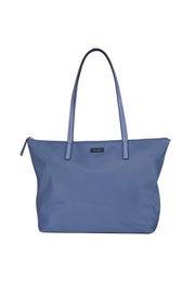 Current Boutique-Kate Spade - Blue "Hayden" Tote Bag w/ Leather Trim