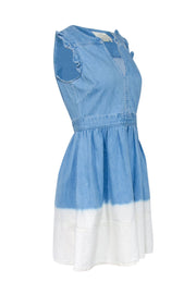 Current Boutique-Kate Spade - Blue & White Dip Dyed Denim Dress Sz 2