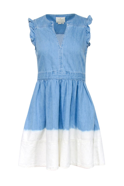 Current Boutique-Kate Spade - Blue & White Dip Dyed Denim Dress Sz 2