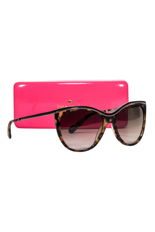 Amazon.com: Kate Spade Kiya/S 0807/9O 53M Black/Dark Grey Gradient Square  Sunglasses for Women + BUNDLE with Designer iWear Eyewear Kit : Clothing,  Shoes & Jewelry