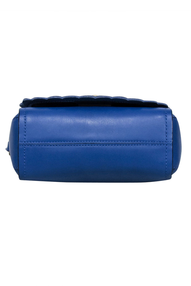 Current Boutique-Kate Spade - Cobalt Blue Leather Scalloped Edge Crossbody Bag