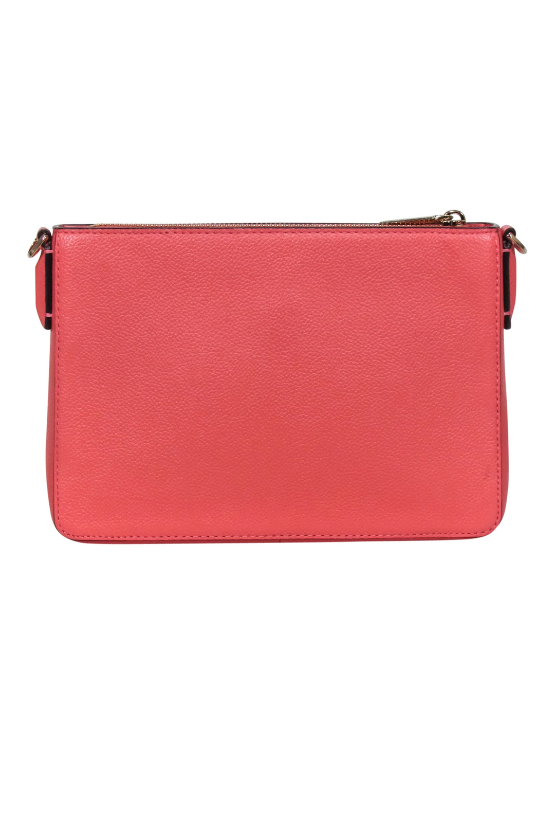 New Coral Color Leather outlet Kate SpadeClutch