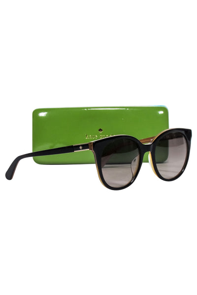 Current Boutique-Kate Spade - Dark Brown Round Sunglasses