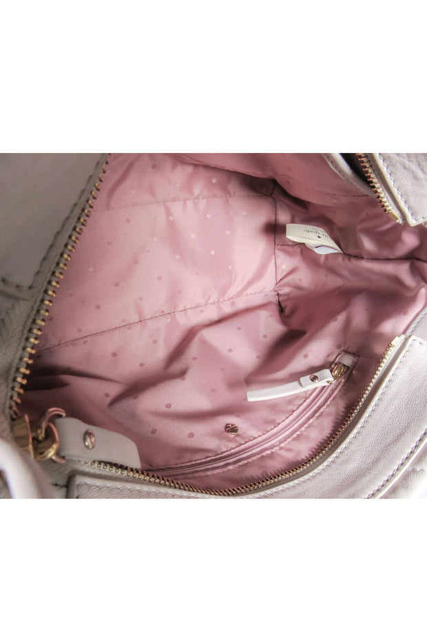 Current Boutique-Kate Spade - Ivory Quilted Leather "Ryley" Shoulder Bag