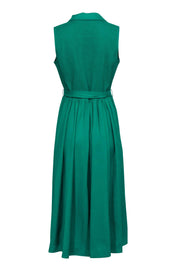 Current Boutique-Kate Spade - Kelly Green Sleeveless Button Front Dress Sz 10