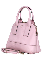 Current Boutique-Kate Spade - Light Pink Pebbled Leather Southport Ave Jenny Satchel