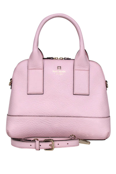 Current Boutique-Kate Spade - Light Pink Pebbled Leather Southport Ave Jenny Satchel