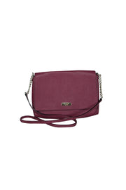 Current Boutique-Kate Spade - Maroon Saffiano Leather Crossbody Bag