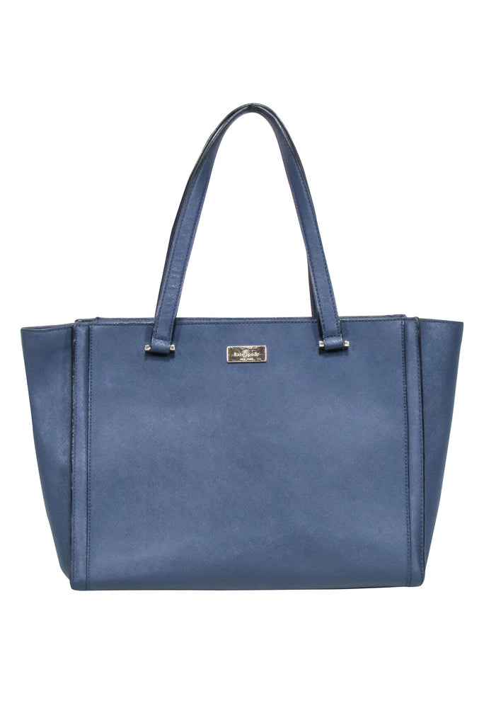 Kate Spade outlet Navy Leather Tote Purse Perfect