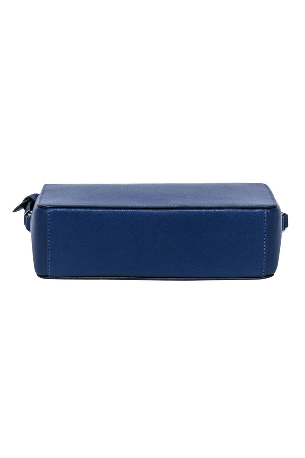 Current Boutique-Kate Spade - Navy Refined Leather "Sienna" Crossbody Bag