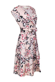 Current Boutique-Kate Spade - Pink Floral Print Wrap Dress Sz 6