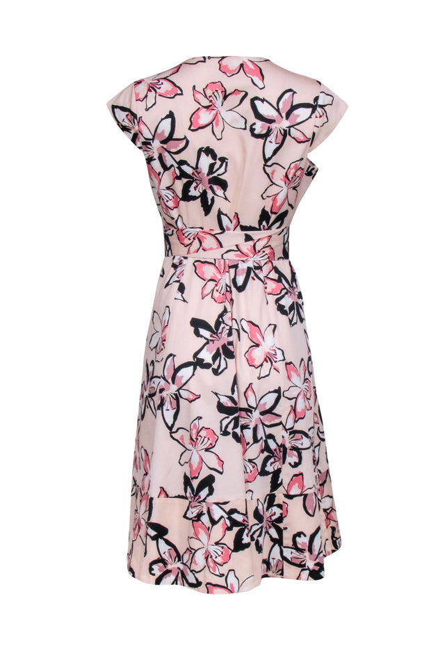 Current Boutique-Kate Spade - Pink Floral Print Wrap Dress Sz 6