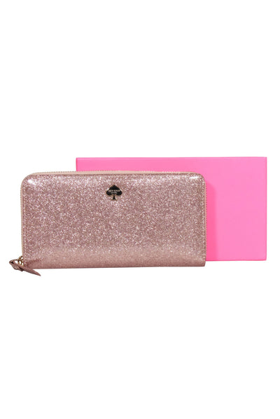 Current Boutique-Kate Spade - Pink Glitter Long Wallet