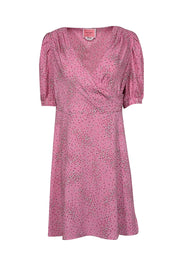 Current Boutique-Kate Spade - Pink "Meadow" Print Wrap Dress Sz 6