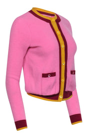 Current Boutique-Kate Spade - Pink, Yellow, & Red Cardigan Sz XS