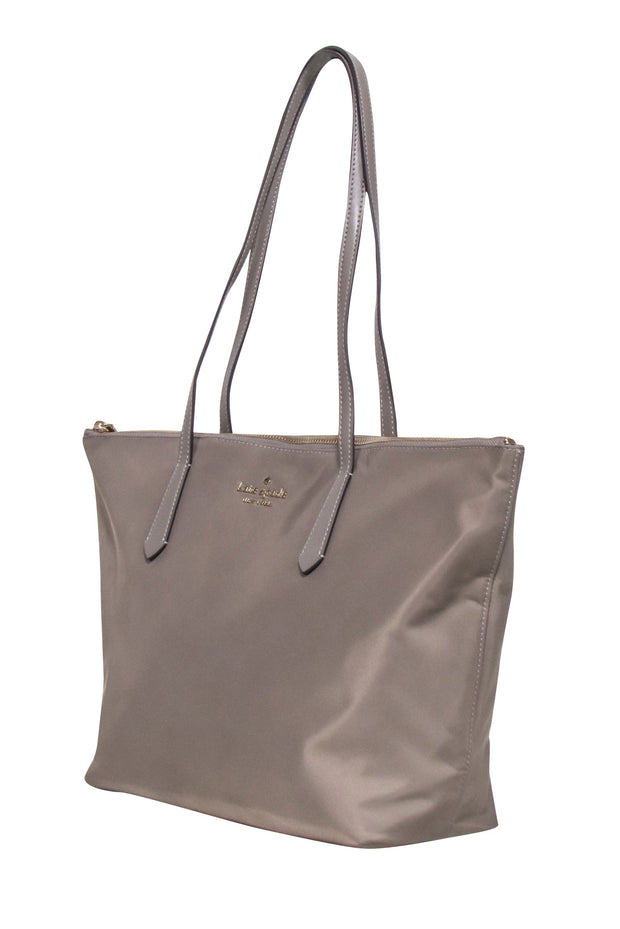 Current Boutique-Kate Spade - Taupe Nylon Tote Bag