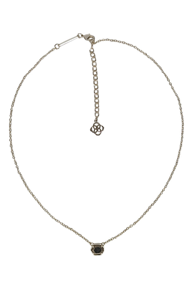 Current Boutique-Kendra Scott - Gold Chain Dainty Necklace w/ Center Stone