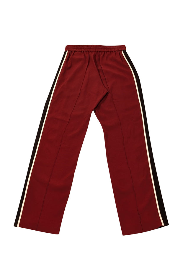 Current Boutique-Kenzo - Maroon Track Pants w/ Side Stripes Sz 4