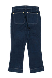 Current Boutique-Khaite - Dark Wash Blue Denim Jeans w/ Patch Pockets Sz 10