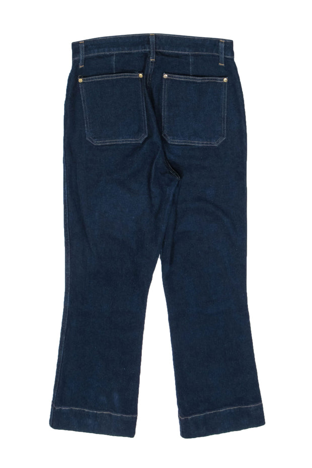 Current Boutique-Khaite - Dark Wash Blue Denim Jeans w/ Patch Pockets Sz 10