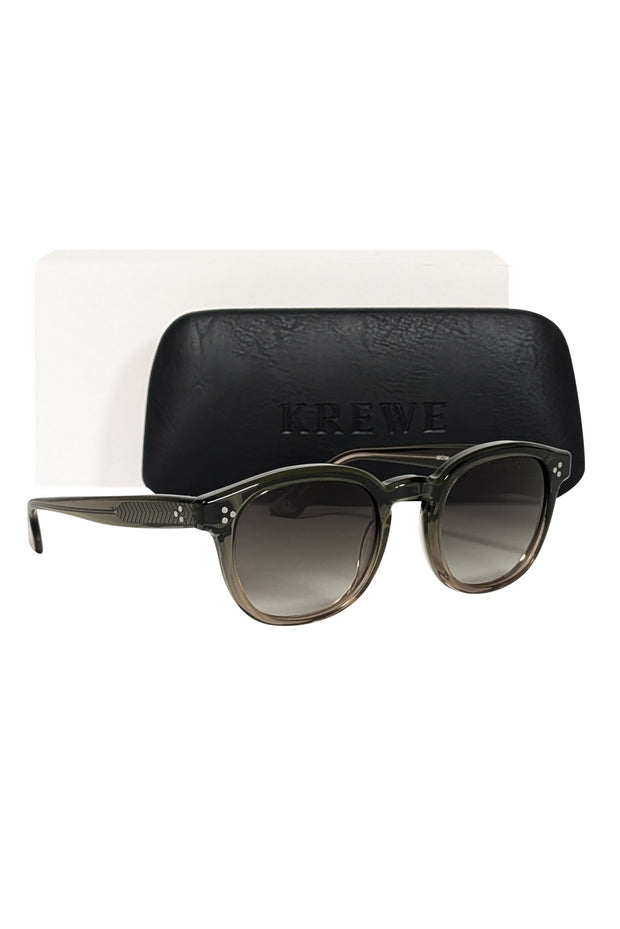 Current Boutique-Krewe - Dark Green "Connick" Sunglasses