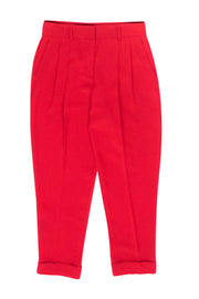 Current Boutique-Lafayette 148 - Red Dress Trousers Sz 10