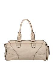 Current Boutique-Lancel - Cream Graned Leather East West Shoulder Bag