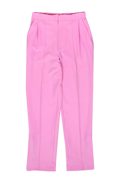Current Boutique-Lapointe - Light Pink Crepe Tailored Zip-Hem Pants Sz 2