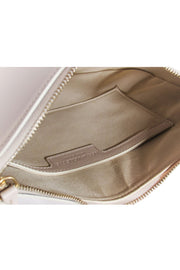 Current Boutique-Leo et Violette - Cream Leather Shoulder Bag